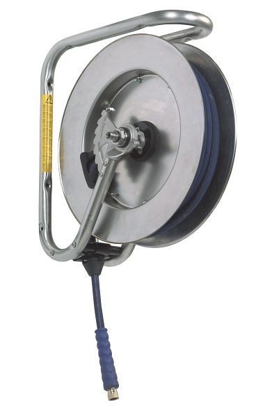 Nederman Serie 893 Schlauchaufroller Edelstahl, ohne Schlauch, für 15m 3/8", Hochdruck + Wasser, 30803393