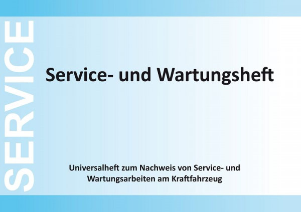 Eichner Service- und Wartungsheft, VE: 10 Stück, 9036-00168