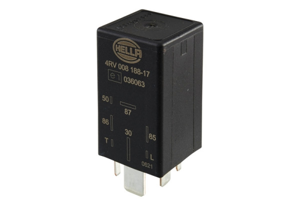 HELLA Steuergerät, Glühzeit, 12V, 7-polig, Vorglühzeit: 8s, nachglühfähig, mit externer Temperaturerfassung, 4RV 008 188-171