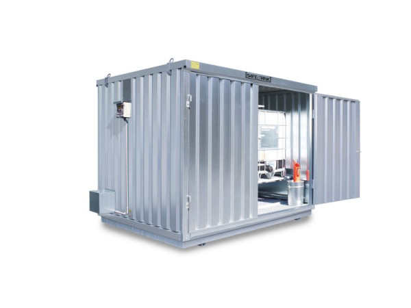 SÄBU SAFE Tank 1000 KTC ALG, (Außenaufstellung), verzinkt, montiert, 3.050 x 2.170 x 2.350 mm, F183820301-F911