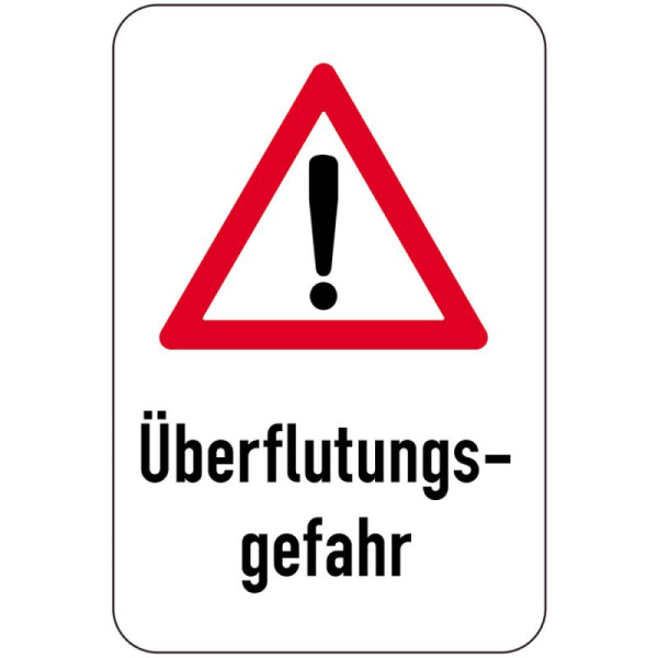 Stein HGS Sonderschild, Überflutungsgefahr, 500 x 750 mm, 15006