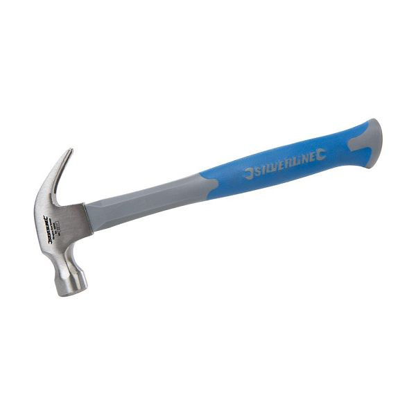 Silverline Klauenhammer mit Glasfaserstiel, 8 oz (227 g), 580456