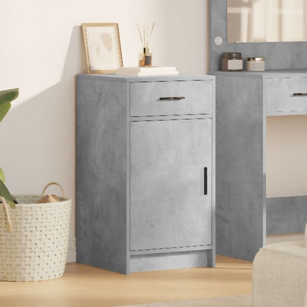vidaXL Sideboard Beton Grau 40x41x75 cm Holzwerkstoff, 865067