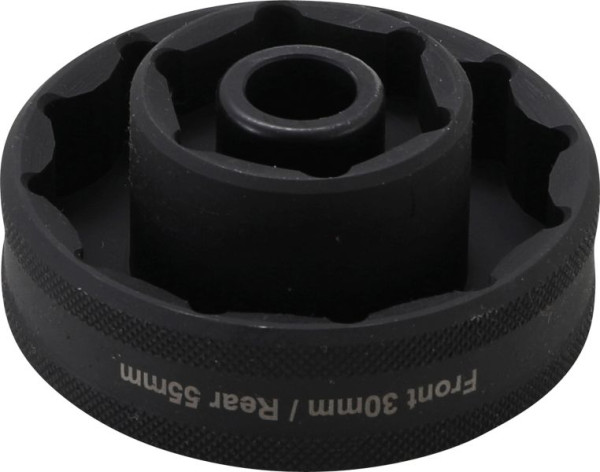 BGS Kraft-Steckschlüssel-Einsatz Sechskant / Zwölfkant, 12,5 mm (1/2"), für Ducati Radbefestigung, SW 30 / 55 mm, 6658