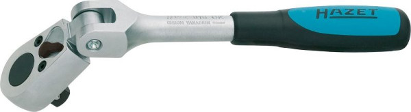 Hazet Umschaltknarre, mit Gelenk, Vierkant massiv 12,5 mm (1/2 Zoll), 916GK