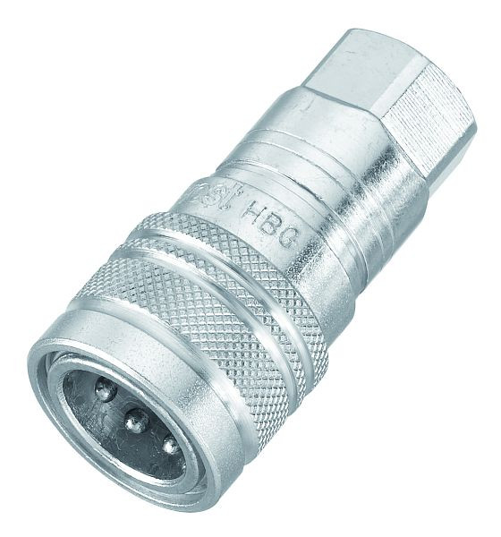 Prevost Austauschbare Hydraulikkupplungen mit Kugelventilverschluss, IG BSPP= G 3/8, Nenn- Ø= 10 mm, HBG 101102