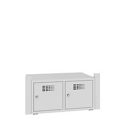 Eurobox Schuhschrank 2 Fächer, 340 x 683 x 430 mm, 3070-0802