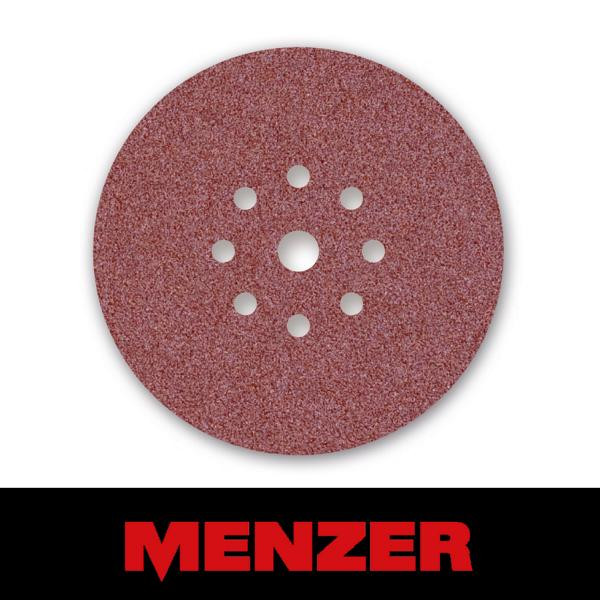 Menzer Klett-Schleifscheibe, 9 Loch, Ø 225 mm, Körnung 16, Normalkorund, VE: 10, 231701016