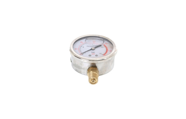 ELMAG Glycerin Manometer 63 mm, 0-16 bar, 1/4' hinten, 9101782