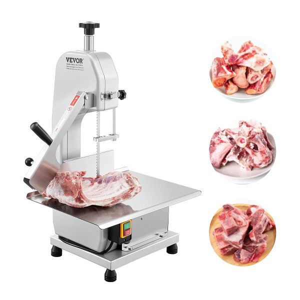 VEVOR Fleischbandsäge Knochensäge 650W Knochenschneidemaschine Tischgerät, TMSJGJ650WL0WFZMWV2