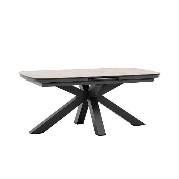 BEST Torino, Ausziehbarer Tisch 180/220x100 cm, Anthrazit, 533637