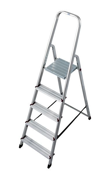 Krause Corda Stehleiter 1x5 Stufen, 729, 4009199000729