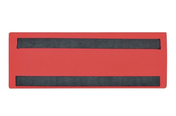 KROG Etikettentaschen - magnetisch, 220 x 80 mm, rot mit 2 Magnetstreifen, 5902093RA