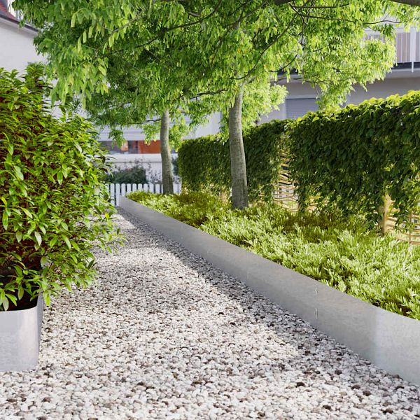 vidaXL Rasenkanten 20 Stk. 25x103 cm Verzinkter Stahl, 860177