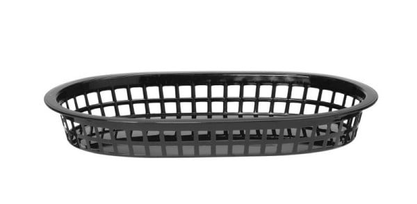 Hendi Servierkörbe im Fastfood-Stil schwarz 275x175x38 mm PP, VE: 6 Stück, 426890