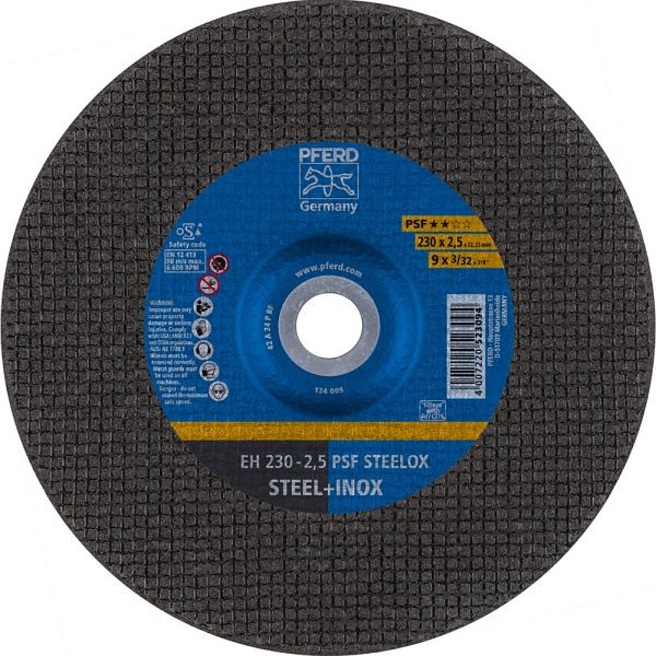 Pferd Trennscheibe EH 230-2,5 PSF STEELOX, VE: 25 Stück, 61728326