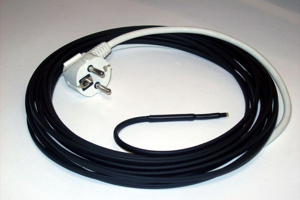 ARak Heizkabel HK-4,0, Spannung: 230 V, konfektioniert mit Schukostecker 4 M, Leistung: 60 W, 16-004