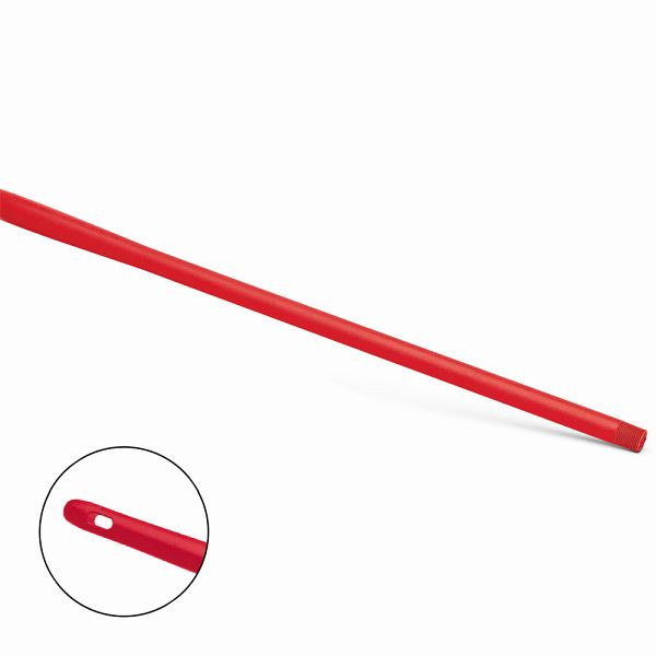 Nölle HACCP Ergo-Stiel Kunststoff rot 145 cm, Gewinde, VE: 10 Stück, 18453152