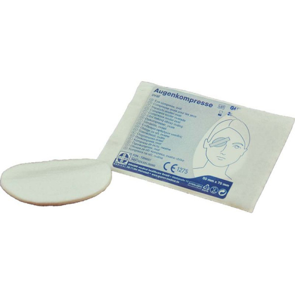 Stein HGS Augenkompresse aus Vliesstoff, 50 x 70 mm, 25515
