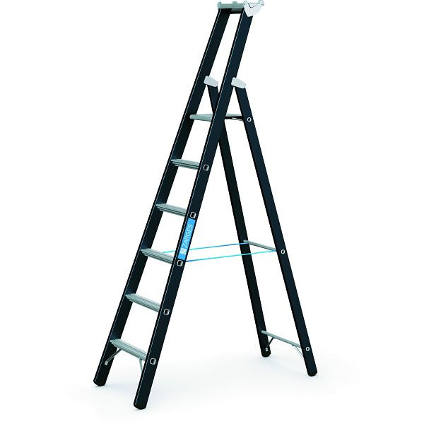 ZARGES Megastep S - LM-Stehleiter SL 6 Sprossen, 41148, 4003866411481