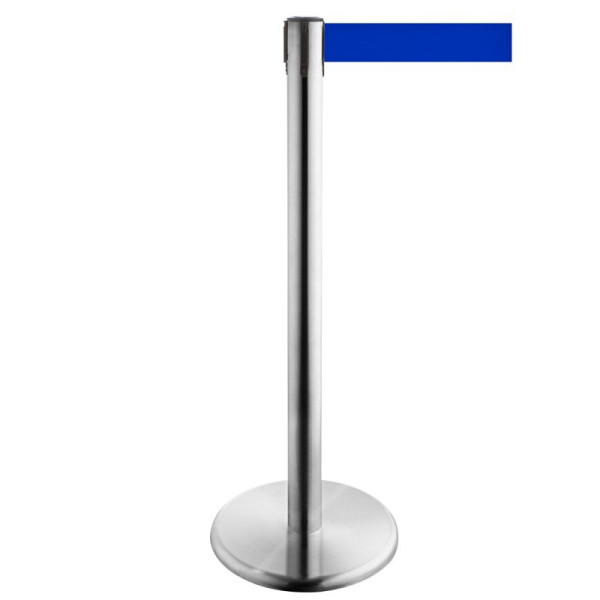 Stein HGS Personenleitsystem -P-LINE Future-, Edelstahl, blau, mit Gurtendstück (Standard), Gurtlänge: 2,3 m, 12798-0202