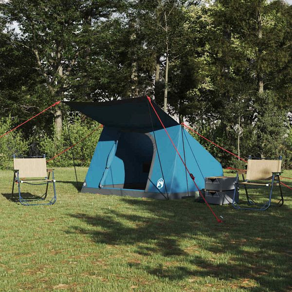vidaXL Campingzelt Blau 223 x 163 x 130 cm Polyester, 42001191