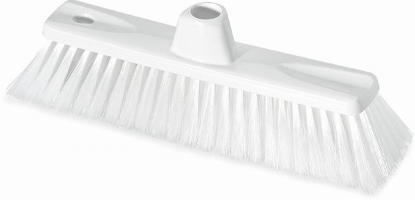 Nölle HACCP Feinbesen weiß 30 cm Borste 0,50 mm, harte Borsten, VE: 10 Stück, 18223051