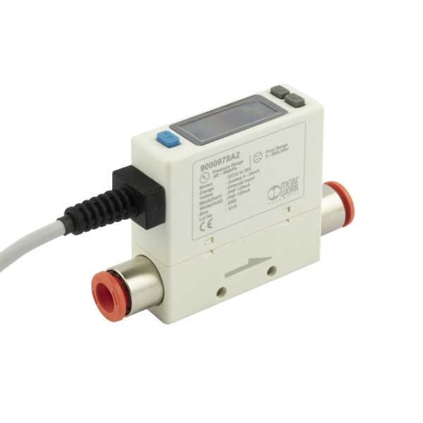 Metal Work Durchflussmesser »FLUX 0«, 0 … 50 Nl/min, Ø 8 mm, 4 … 20 mA, 148227