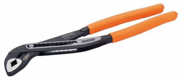 Bahco Wasserpumpenzange, 300 mm, mit rutschhemmenden Kunststoff-Griffen, unverpackt, 6225D IP