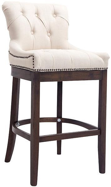CLP Barhocker Lakewood Stoff, Antik, creme, 101205604