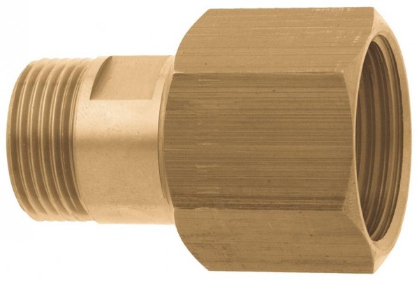 GEKA plus-Schlauchverschraubung "2000", IG G 3/4" x AG G 1/2" MS drehbar, VE: 10 Stück, 06.3411