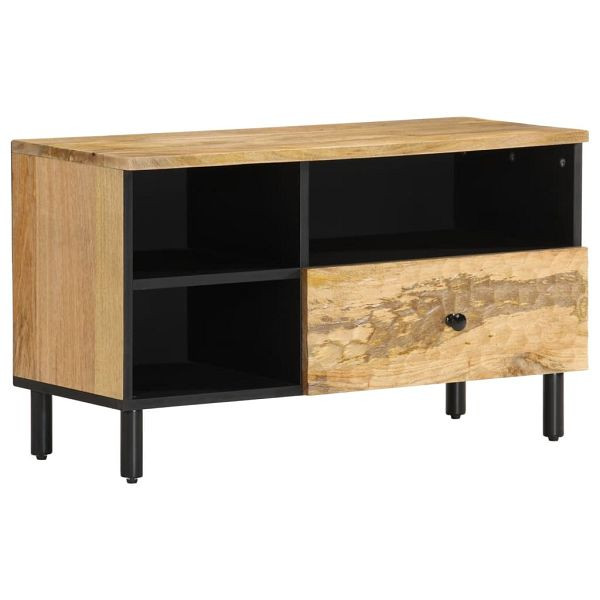 vidaXL TV-Schrank 80x33x46 cm Massivholz Mango, Top-Qualität, 356908