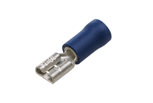 HELLA Leitungsverbinder, blau, von: 1.5mm², bis: 2.5mm², Flachsteckhülse, 4,8 x 0,5, 8KW 744 697-003