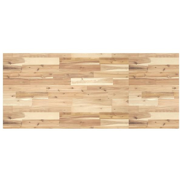 vidaXL Waschtischplatte Unbehandelt 140x60x4 cm Massivholz Akazie, 3279686