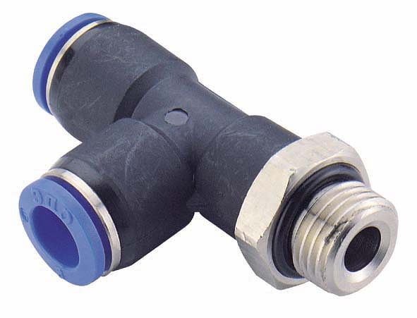 timmer B-LEd-6-1/4-KU, L-Einschraubverschraubung zylindrisch, mit O-Ring-Abdichtung, Schlauch-Ø: 6 mm, Gewinde: 1/4", VE: 10 Stück, 03180052