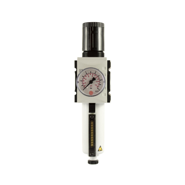 Riegler Filterregler »FUTURA«, MB, SR, Manometer, BG 1, G 1/4, 0,1-2 bar, HA, 151815