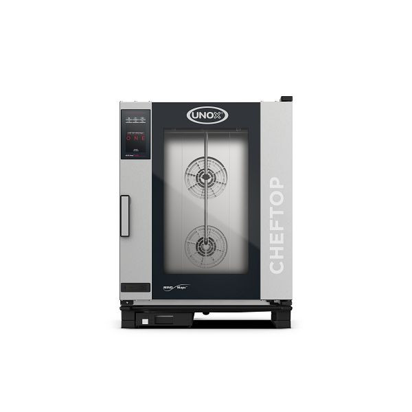 UNOX CHEFTOP MIND.Maps ONE Professioneller Countertop-Ofen 10 Einschübe GN 1/1 Elektrisch Türöffnung links, XEVC-1011-E1LM
