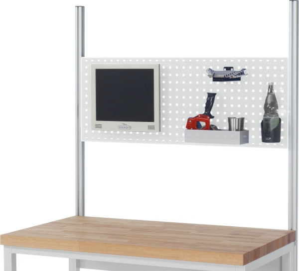 RAU Lochplatte E, B1800(1684)xT40xH450mm, RAL7035, E-LP1800-450.12