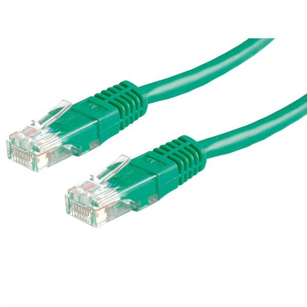 VALUE Patchkabel Kategorie 6 (Class E) UTP, grün, 0,5 m, 21.99.1523