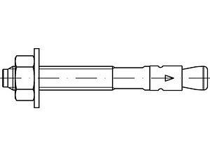ART 88764 UPAT-IMC Expressanker Stahl verzinkt 16/160/280 GS mit ETA-Zulassung VE=S (10 Stück)