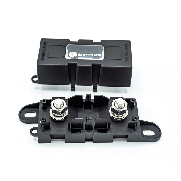 WATTSTUNDE Sicherungshalter schwarz für ANM Hochlastsicherungen, 905-10022