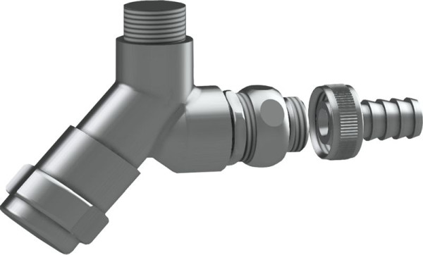 KWC Geräteanschlussventil, Sirius, Aufputz, RV, RB, Schlauchverschraubung, 2000101470