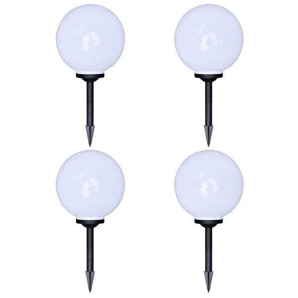 vidaXL Wegeleuchten 4 Stück LED 30 cm mit Erdspieß, 277116