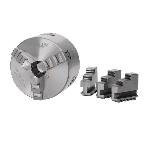 Optimum Dreibackendrehfutter Ø 80 mm zentrisch spannend, 3440287