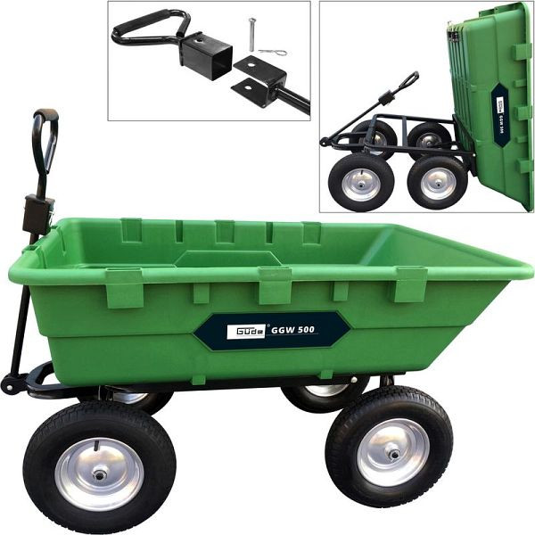 Güde Gartenwagen GGW 500, Reifengröße: 16" x 4.00 - 8, 94315, 4015671750068