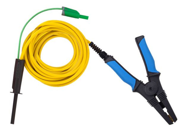 Metrel BLK 10 kV geschirmte Prüfleitung mit großer schwarzer HVX-Prüfklemme 10 m, A 1822 BLK 10M, 20993778