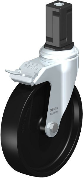 Blickle LKRA-POA 150G-11-FI-EV15 Apparate-Lenkrolle mit Expander & Feststeller, Polyamid, Schwarz, 849078