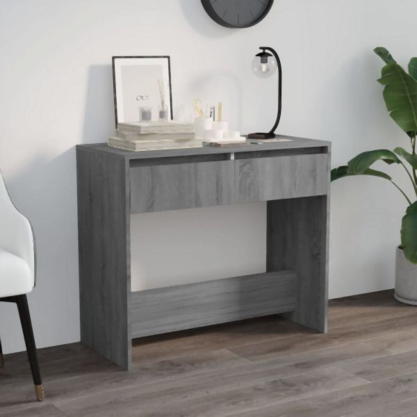 vidaXL Konsolentisch Grau Sonoma 89x41x76,5 cm Holzwerkstoff, 813000