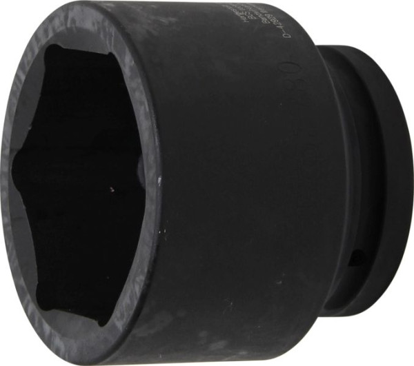 BGS Kraft-Steckschlüssel-Einsatz Sechskant, Antrieb Innenvierkant 25 mm (1"), SW 80 mm, 5880