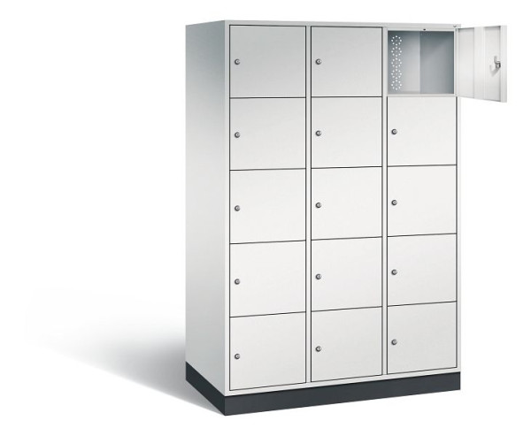 C+P XL-Schließfachschrank Intro, H1950xB1220xT590mm, Farbe: Lichtgrau, 8570-303 S10018